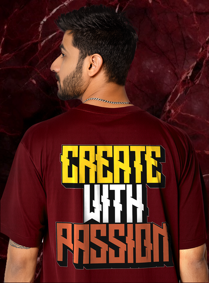 Create With Passion - Unisex Oversized Classic T-Shirt