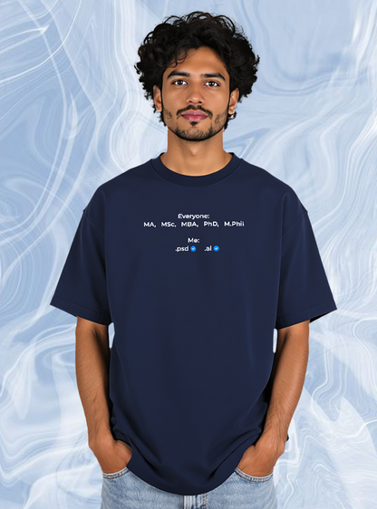 Designer Degree - Unisex Oversized Classic T-Shirt